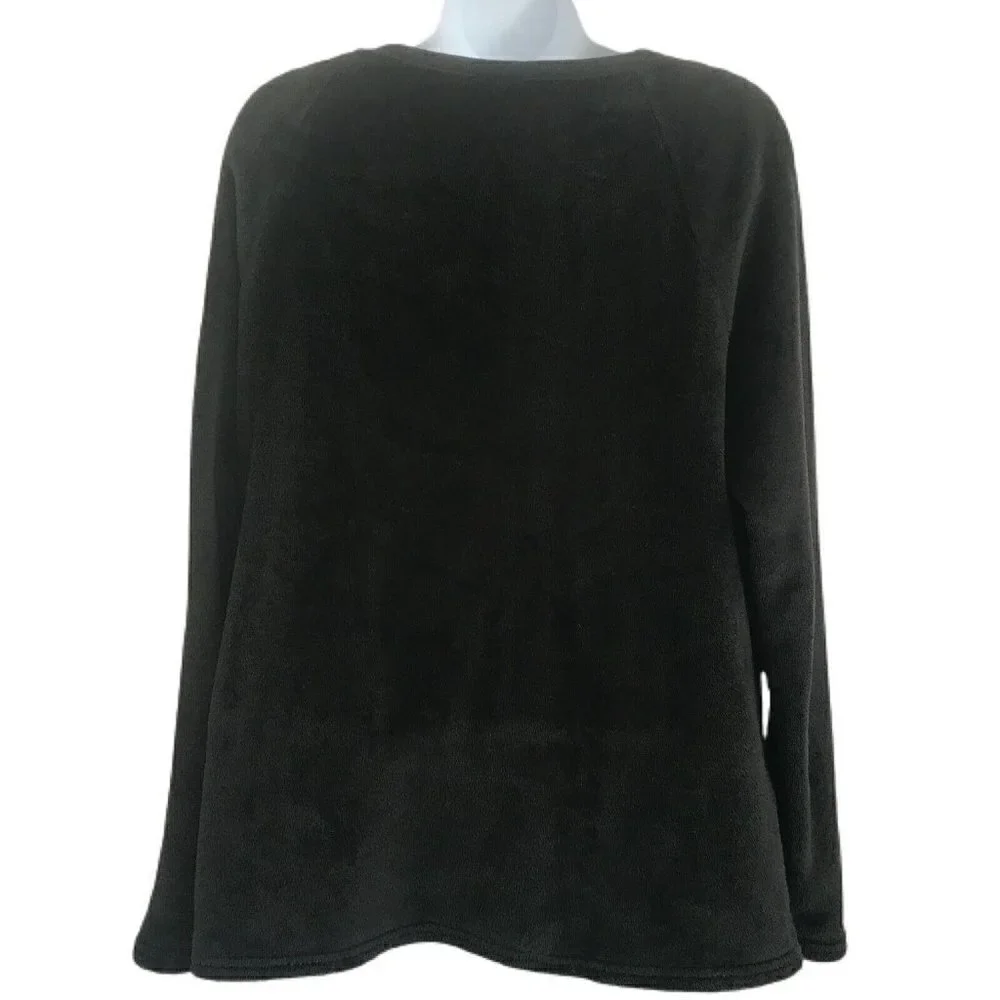 Disney Nightmare Before Christmas Fleece Pajama PJ Top Large Jack Skellington - Picture 2 of 9